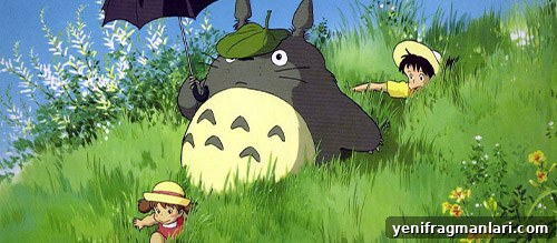 My Neighbor Totoro poster showing Totoro and the Catbus