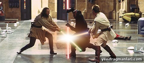 Phantom Menace lightsaber battle