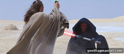Qui-Gon vs Darth Maul first battle