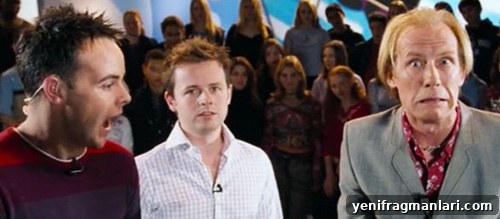 10 Unforgettable Love Actually Moments 5 Billy Mack on live TV