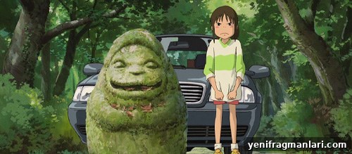 Chihiro at the tunnel