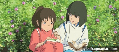 Haku comforting Chihiro