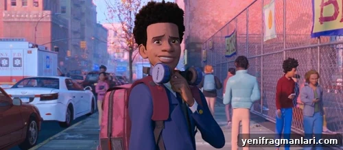 10 Iconic Spider-Man: Into the Spider-Verse Moments 3 Miles Morales street scene