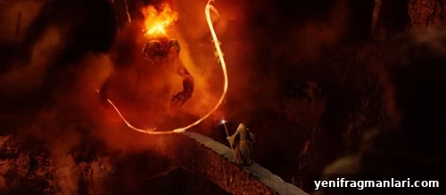 Gandalf faces the Balrog