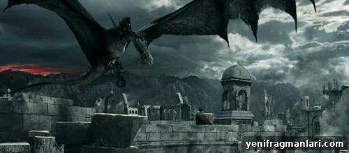 Nazgûl flying over marshes