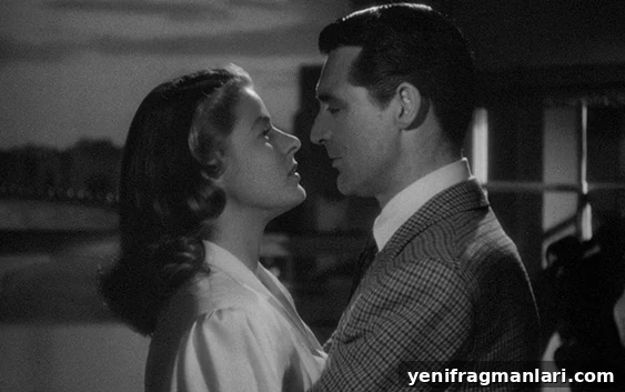 Alfred Hitchcock and Cary Grant: Iconic Film Collaborations 3 Scene from Notorious with Ingrid Bergman and Cary Grant