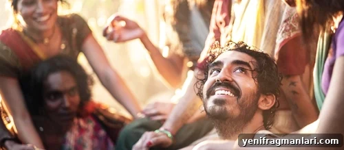 Monkey Man (2024) Review: Dev Patel’s Gritty Revenge Thriller 3 Scene from Monkey Man showing the vibrant city settings and crowd