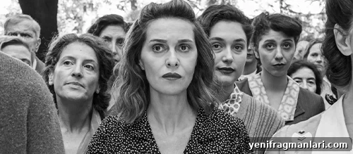 There Is Still Tomorrow, Neorealism, and Voting Rights 2 Paola Cortellesi photographed in black and white for period drama 'There's Still Tomorrow' (2023).