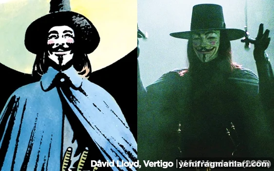 Top 10 Iconic Live-Action Superhero Suits 4 The DC comics costume for V side-by-side the 2005 version from 'V for Vendetta'.