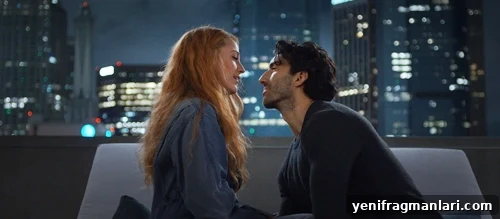 It Ends with Us 2024 Movie Review: A Powerful, Emotional Adaptation 2 Blake Lively and Justin Baldoni embrace against the backdrop of the Boston skyline in 'It Ends with Us'.