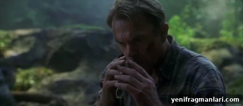 10 Iconic Dr. Alan Grant Moments from Jurassic Park 4 Sam Neill blows into the skull of a deceased Velociraptor whilst playing Dr Alan Grant in 'Jurassic Park III'.
