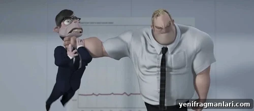 10 Unforgettable Moments from The Incredibles 6 Mr. Incredible lashes out at his boss, Mr. Huph.