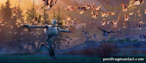 The Wild Robot (2024) Review: A Heartfelt Sci-Fi Survival 2 A still from the 2024 Dreamworks Animation feature film 'The Wild Robot'.