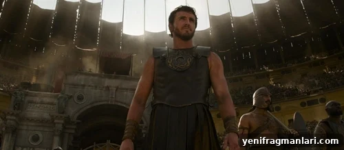 Gladiator II (2024) Review: Epic Return or Misstep? 2 Paul Mescal in the colosseum in Ridley Scott's 2024 historical epic feature film 'Gladiator II'.