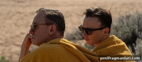 Queer (2024) Movie Review: A Bold New LGBTQ Drama 2 Daniel Craig and Drew Starkey on the beach in feature film 'Queer' (2024).